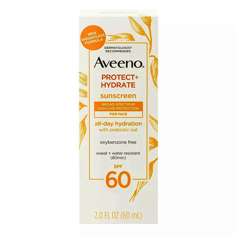 Aveeno Protect + Hydrate Face Sunscreen Lotion for Face With SPF 60, 2 Oz
